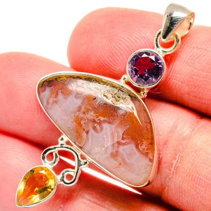 Ocean Jasper Pendants handcrafted by Ana Silver Co - PD22783