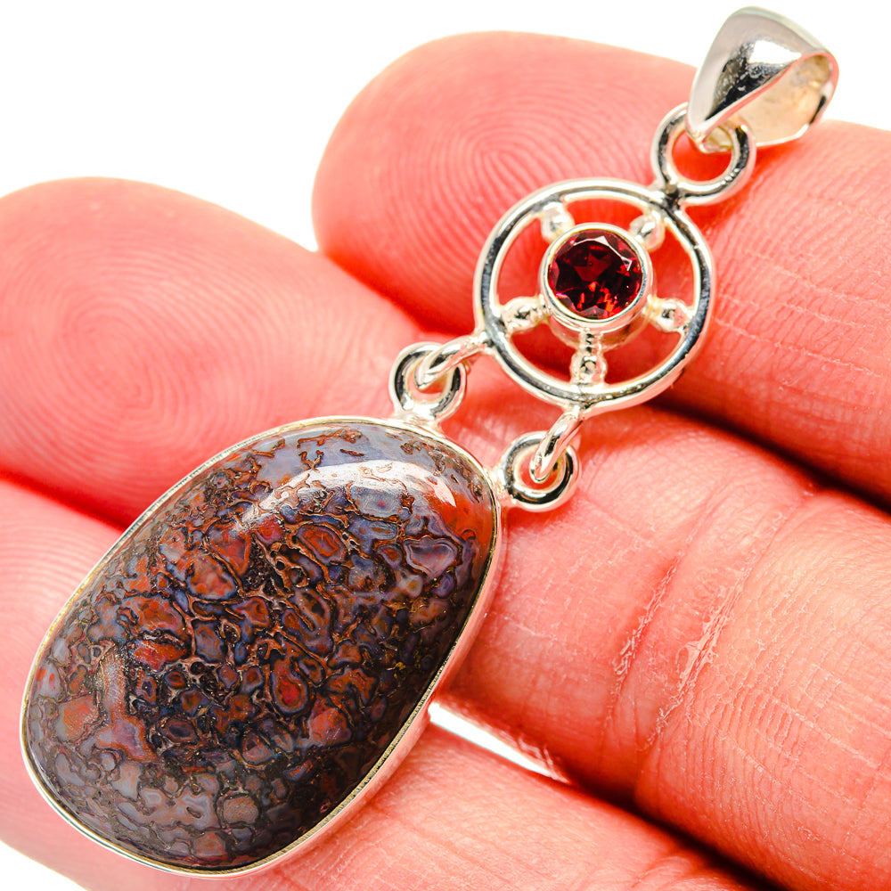 Dinosaur Bone Pendants handcrafted by Ana Silver Co - PD22787