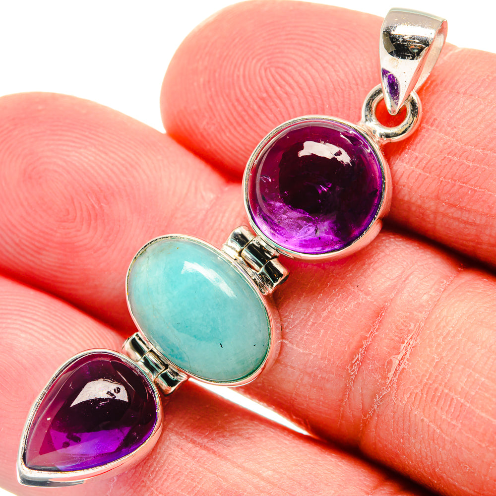Smithsonite Pendants handcrafted by Ana Silver Co - PD22802