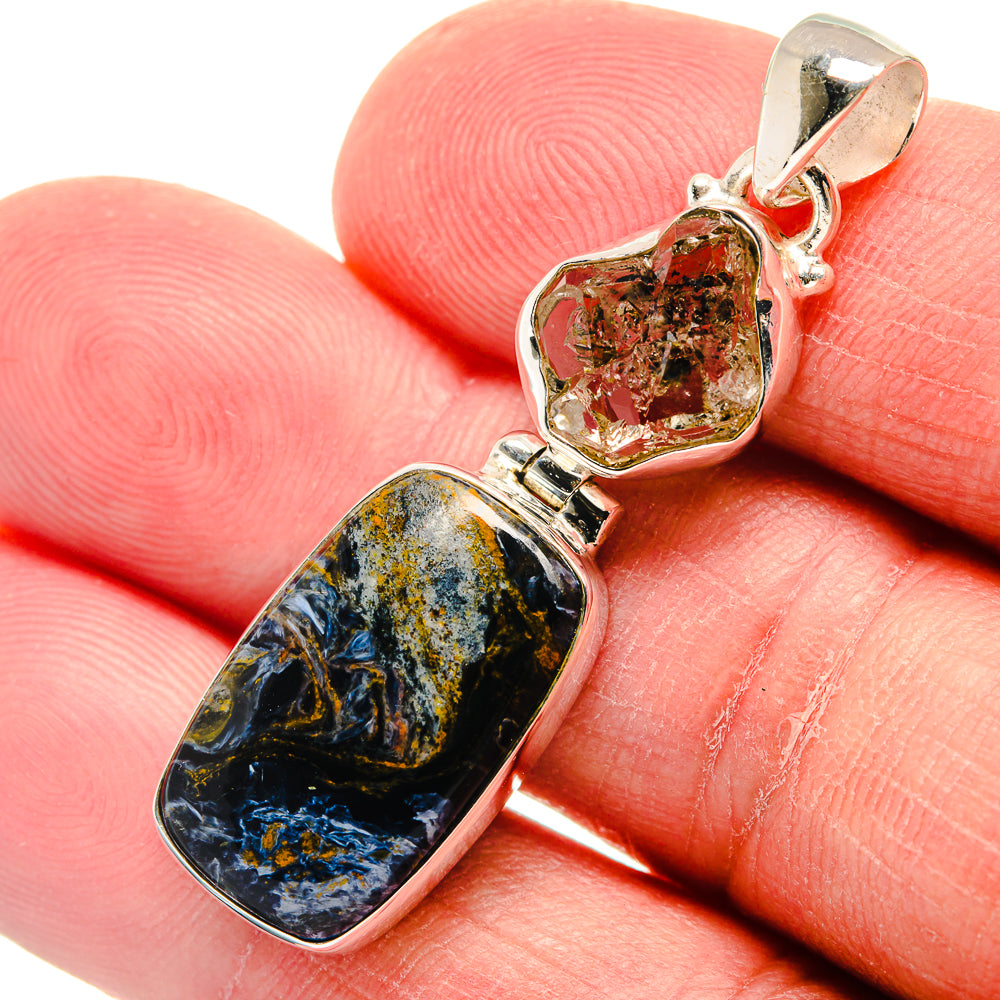 Pietersite Pendants handcrafted by Ana Silver Co - PD22807