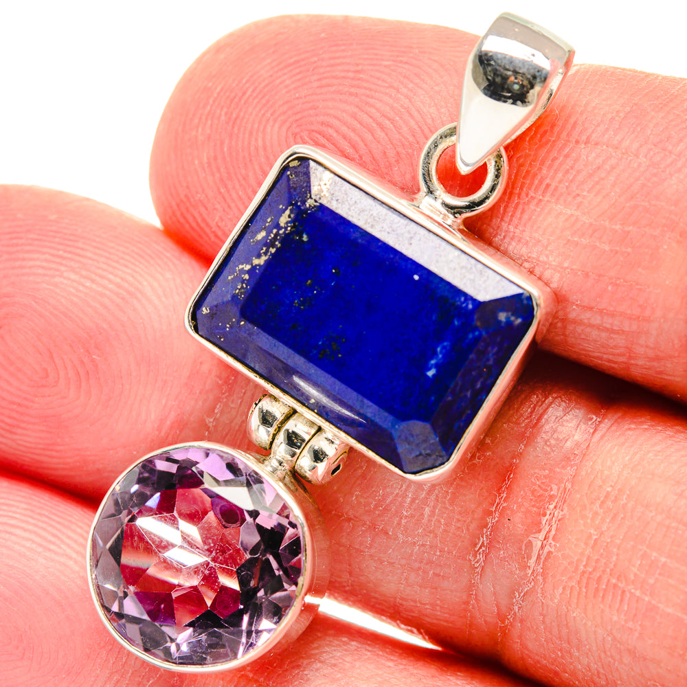 Lapis Lazuli Pendants handcrafted by Ana Silver Co - PD22809