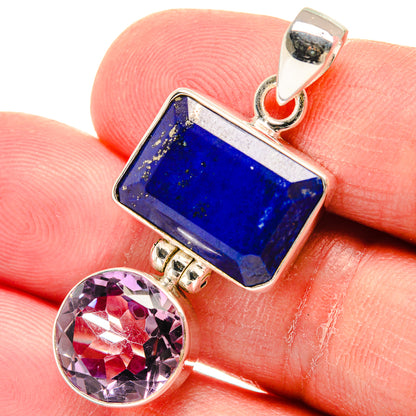 Lapis Lazuli Pendants handcrafted by Ana Silver Co - PD22809