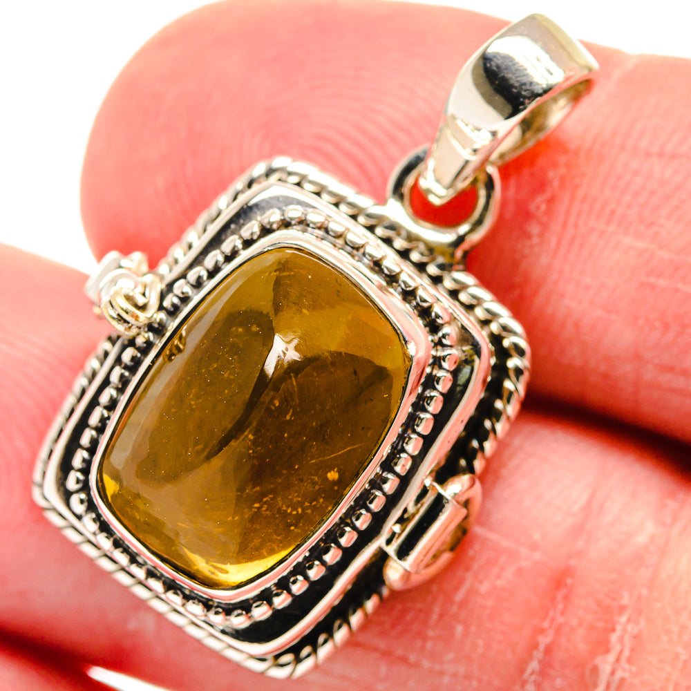 Citrine Pendants handcrafted by Ana Silver Co - PD22811