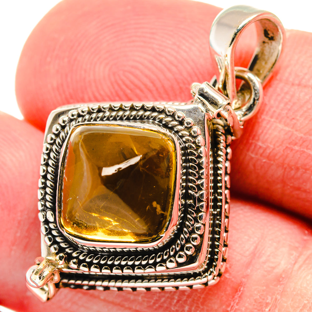Citrine Pendants handcrafted by Ana Silver Co - PD22812