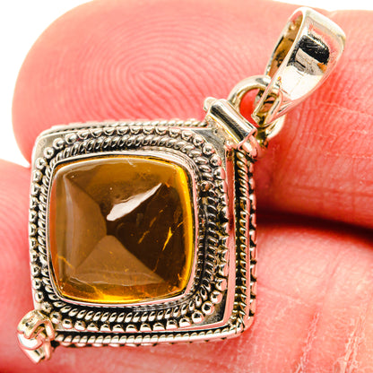 Citrine Pendants handcrafted by Ana Silver Co - PD22816