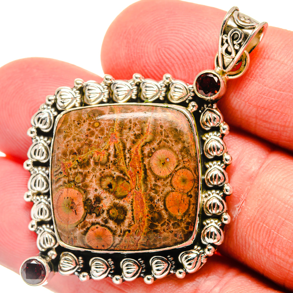 Poppy Jasper Pendants handcrafted by Ana Silver Co - PD22826