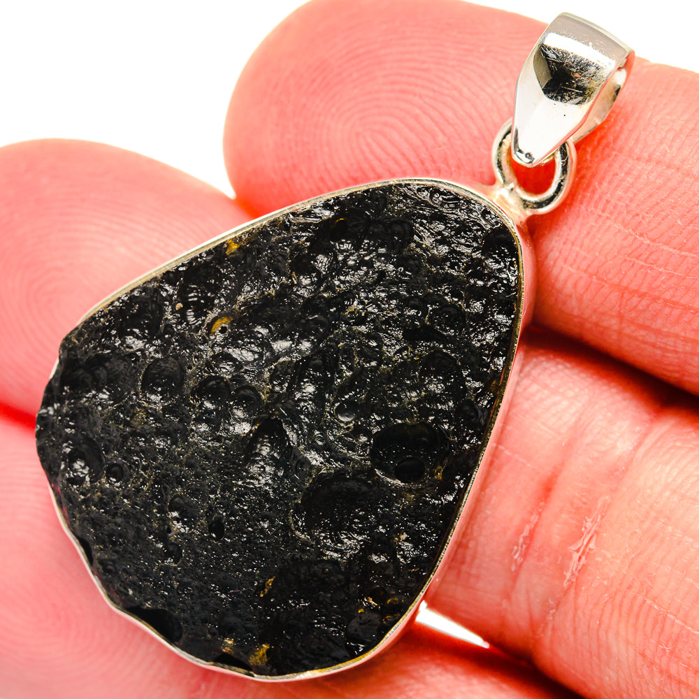 Tektite Pendants handcrafted by Ana Silver Co - PD22827