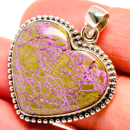 Stichtite Pendants handcrafted by Ana Silver Co - PD22838