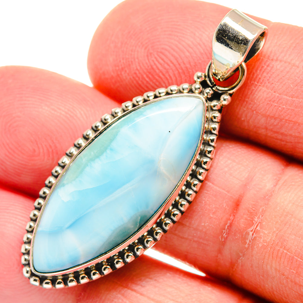 Larimar Pendants handcrafted by Ana Silver Co - PD22840