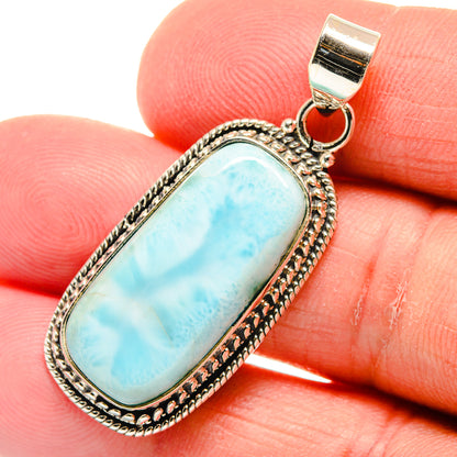 Larimar Pendants handcrafted by Ana Silver Co - PD22841