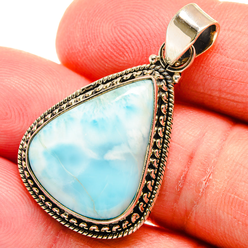 Larimar Pendants handcrafted by Ana Silver Co - PD22842