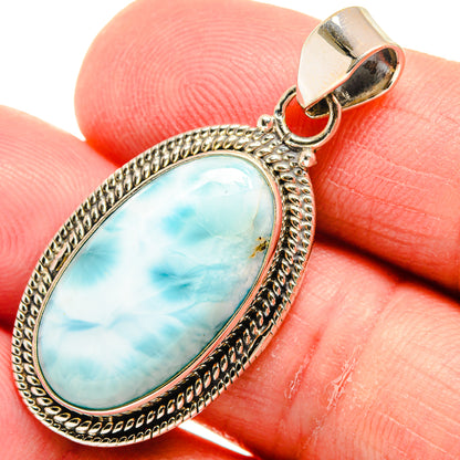 Larimar Pendants handcrafted by Ana Silver Co - PD22843