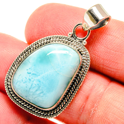 Larimar Pendants handcrafted by Ana Silver Co - PD22845