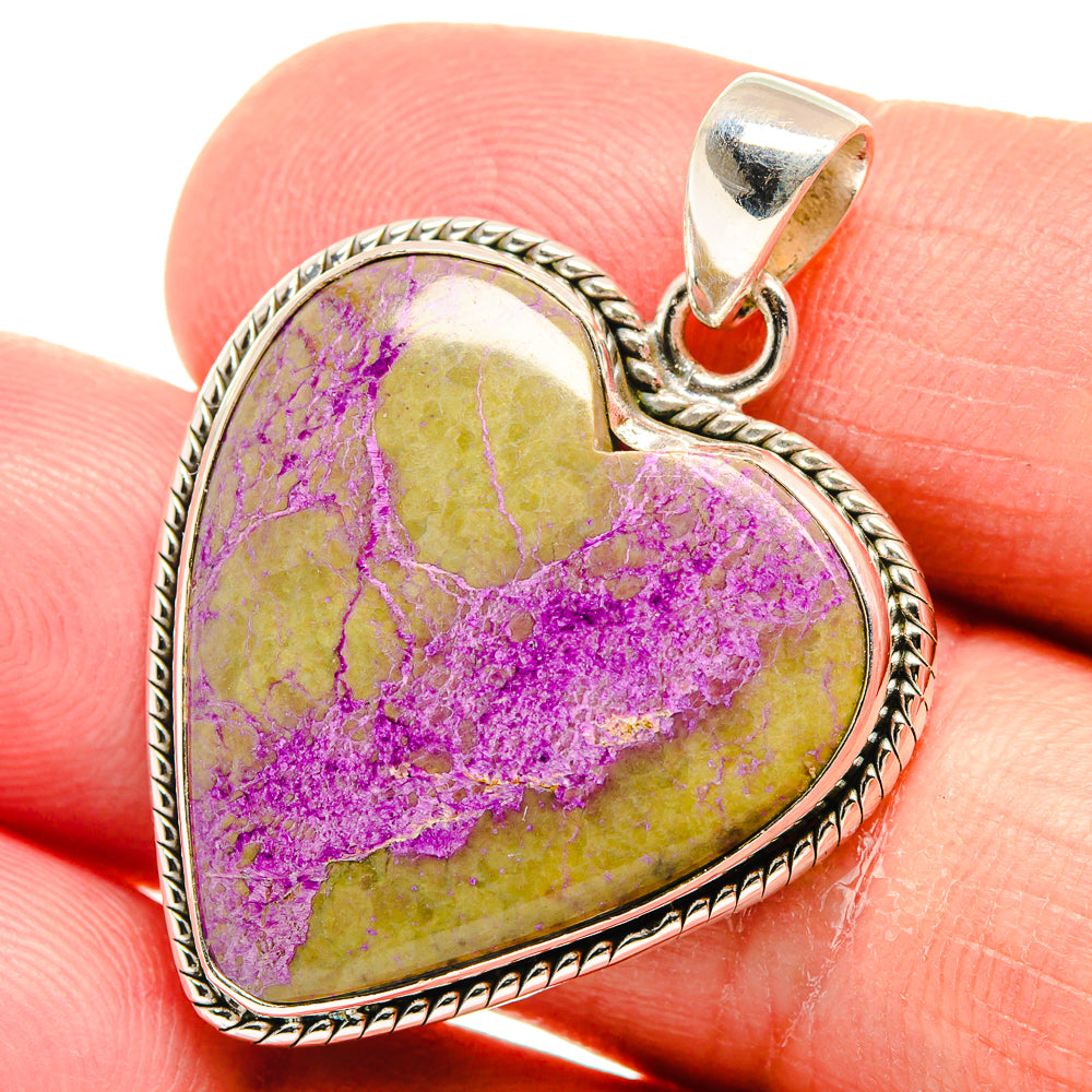 Stichtite Pendants handcrafted by Ana Silver Co - PD22852