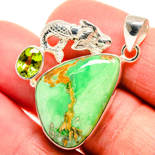 Variscite Pendants handcrafted by Ana Silver Co - PD22853