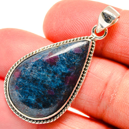 Ruby Fuchsite Pendants handcrafted by Ana Silver Co - PD22856