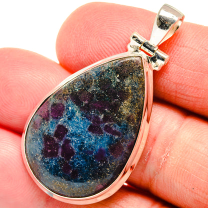 Ruby Fuchsite Pendants handcrafted by Ana Silver Co - PD22857