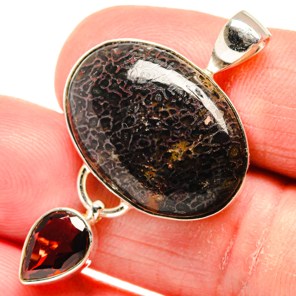 Dinosaur Bone Pendants handcrafted by Ana Silver Co - PD22861