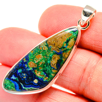 Azurite Pendants handcrafted by Ana Silver Co - PD22866