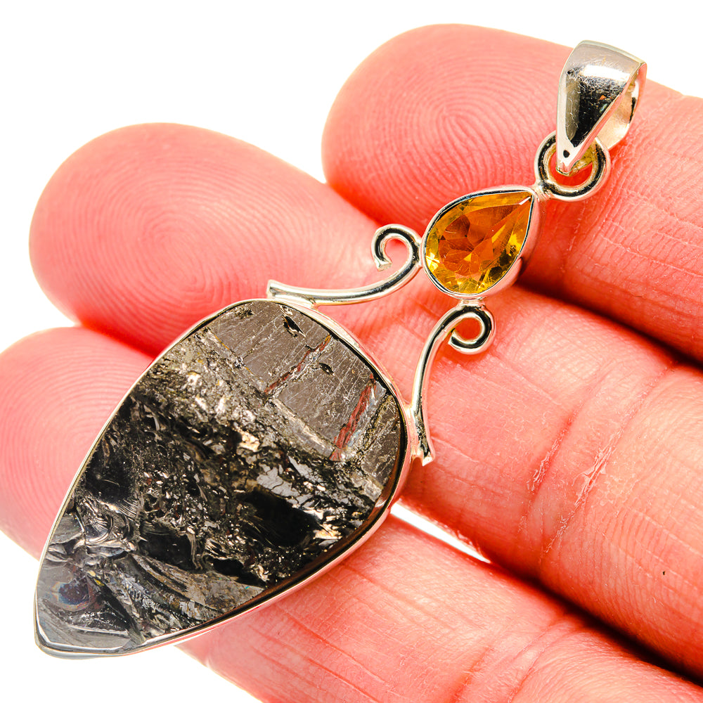 Shungite Pendants handcrafted by Ana Silver Co - PD22868