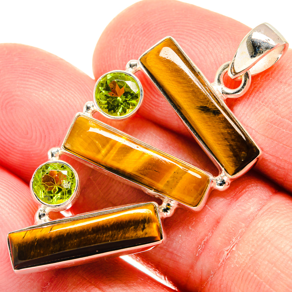 Tiger Eye Pendants handcrafted by Ana Silver Co - PD22871