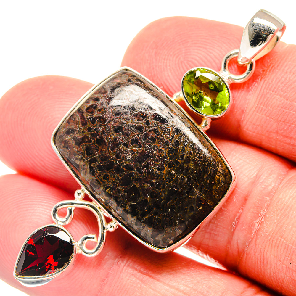 Dinosaur Bone Pendants handcrafted by Ana Silver Co - PD22875
