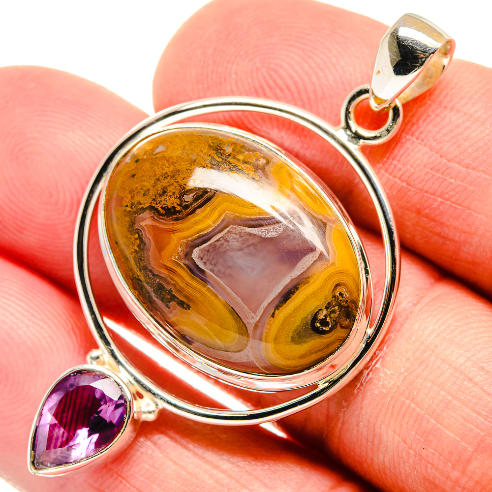 Ocean Jasper Pendants handcrafted by Ana Silver Co - PD22878
