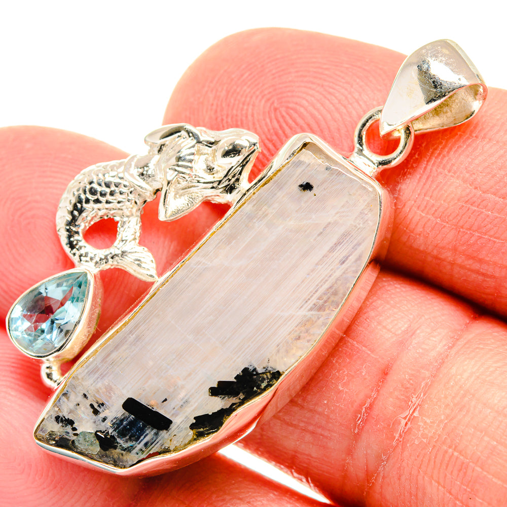 Rainbow Moonstone Pendants handcrafted by Ana Silver Co - PD22893