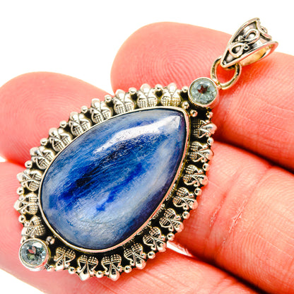 Kyanite Pendants handcrafted by Ana Silver Co - PD22894