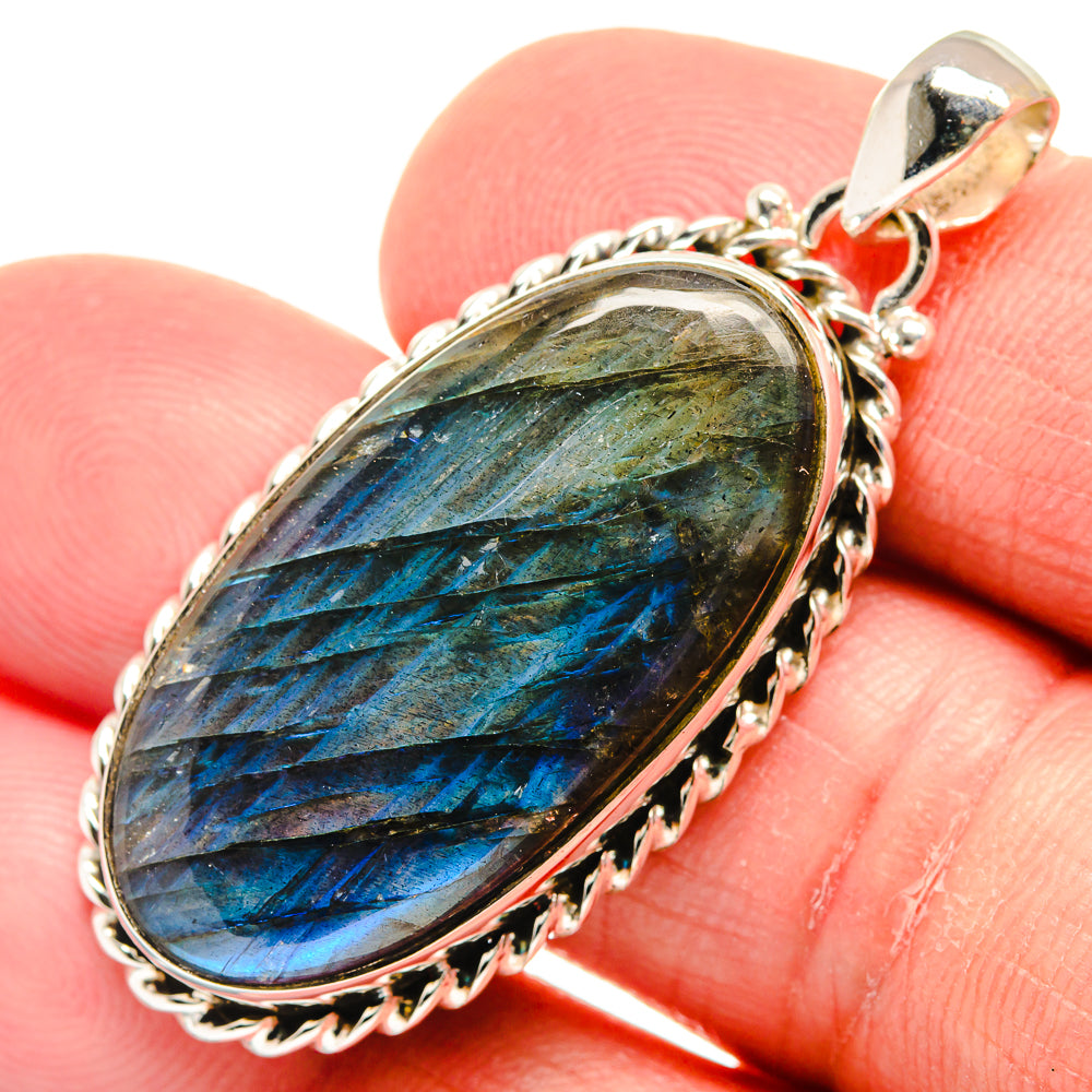 Labradorite Pendants handcrafted by Ana Silver Co - PD22895