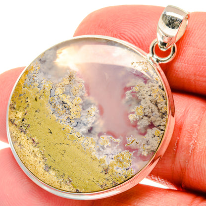 Indonesian Plume Agate Pendants handcrafted by Ana Silver Co - PD22911