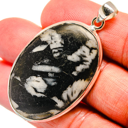 Chrysanthemum Stone Pendants handcrafted by Ana Silver Co - PD22964