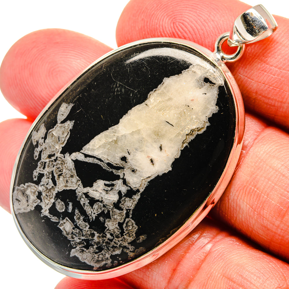 Chrysanthemum Stone Pendants handcrafted by Ana Silver Co - PD22967