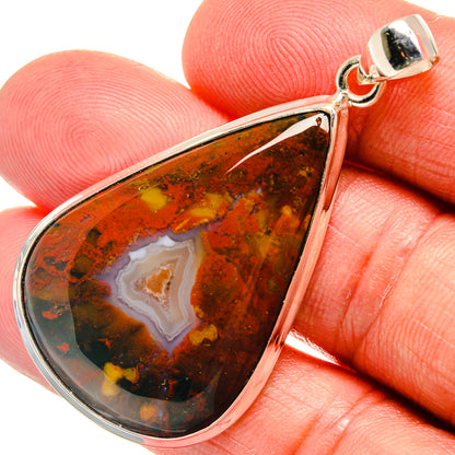 Bloodstone Pendants handcrafted by Ana Silver Co - PD22969