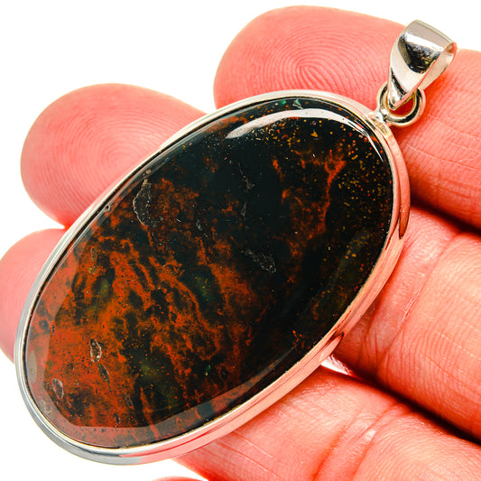 Bloodstone Pendants handcrafted by Ana Silver Co - PD22972