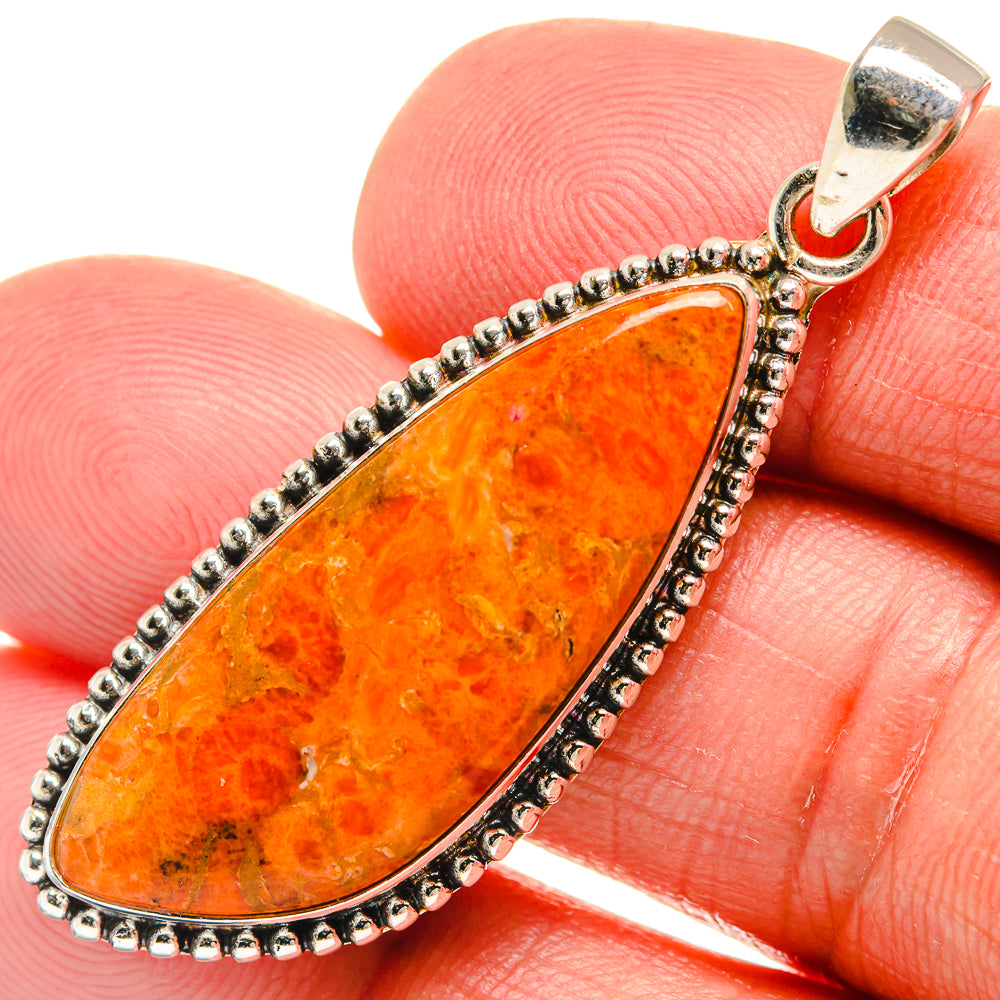 Sponge Coral Pendants handcrafted by Ana Silver Co - PD22974