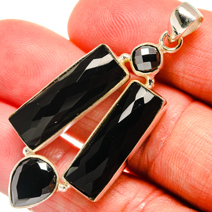 Black Onyx Pendants handcrafted by Ana Silver Co - PD22981