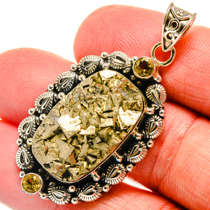 Pyrite Pendants handcrafted by Ana Silver Co - PD22985
