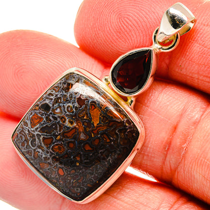 Dinosaur Bone Pendants handcrafted by Ana Silver Co - PD22987