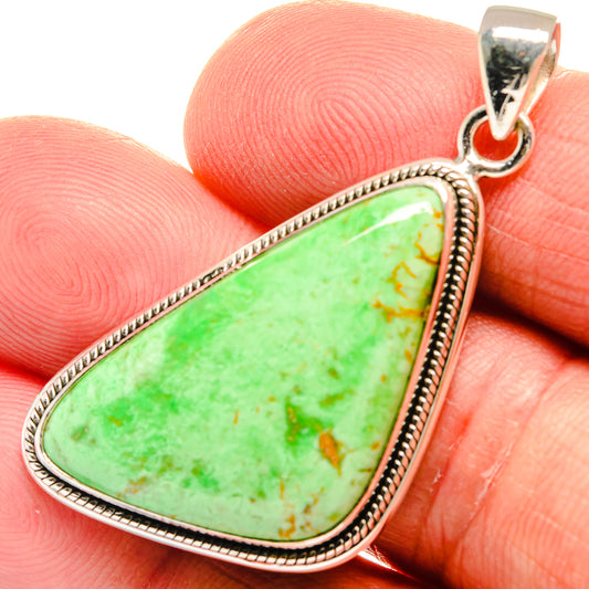 Variscite Pendants handcrafted by Ana Silver Co - PD23003
