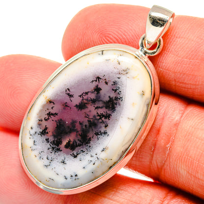 Dendritic Opal Pendants handcrafted by Ana Silver Co - PD23034