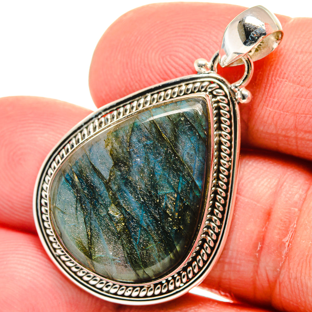 Labradorite Pendants handcrafted by Ana Silver Co - PD23039