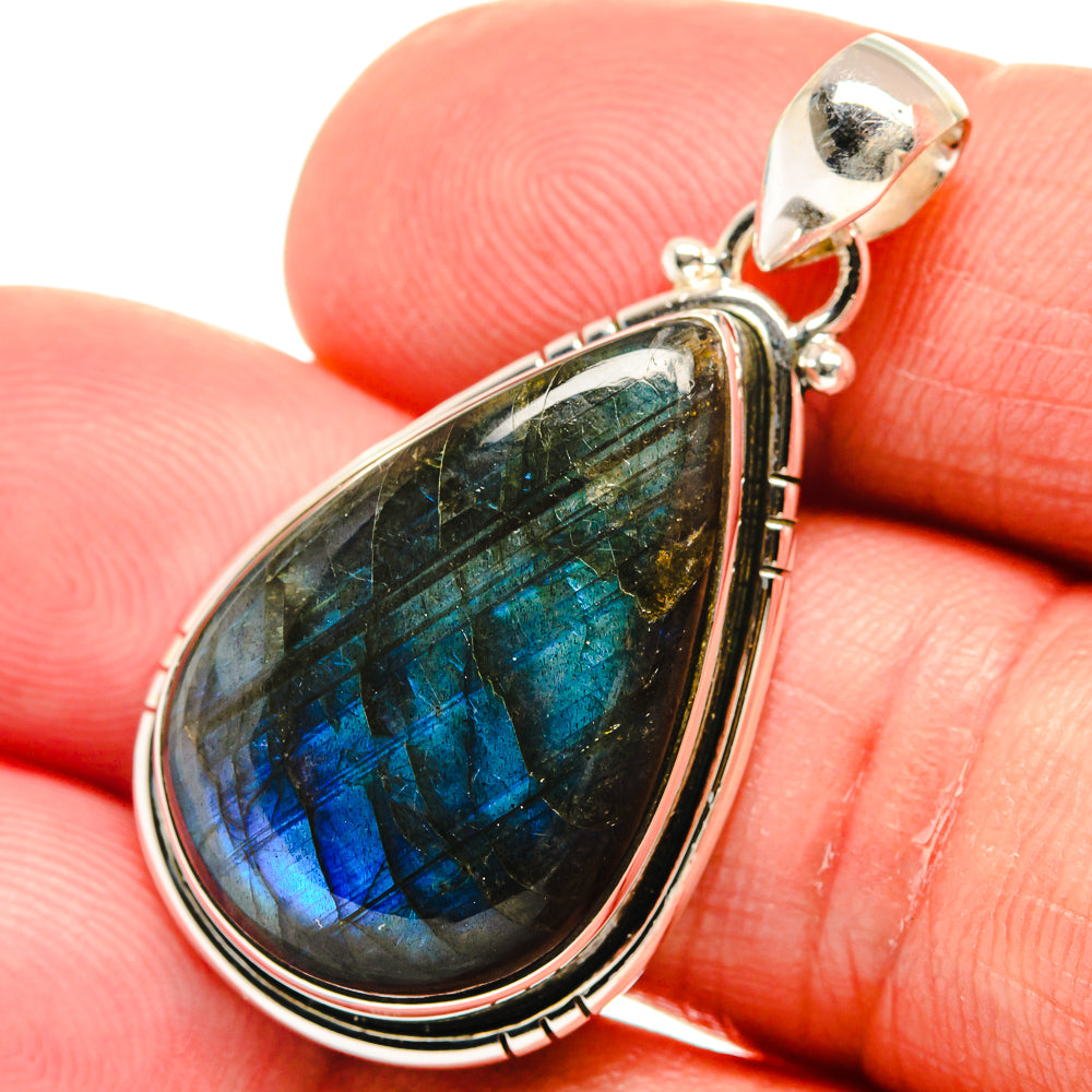 Labradorite Pendants handcrafted by Ana Silver Co - PD23040