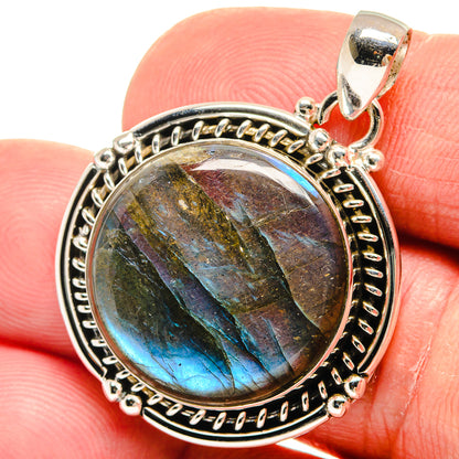 Labradorite Pendants handcrafted by Ana Silver Co - PD23043