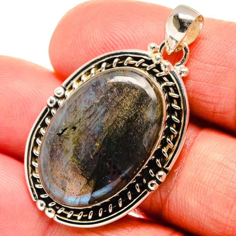 Labradorite Pendants handcrafted by Ana Silver Co - PD23044