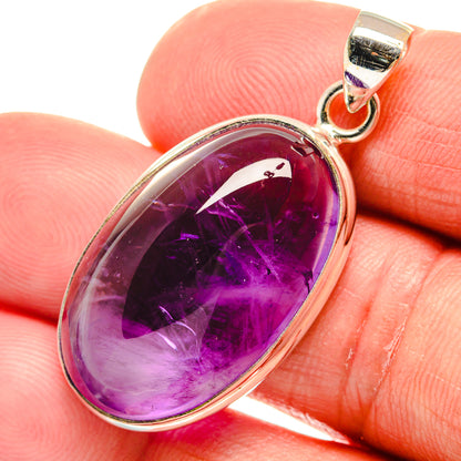Amethyst Pendants handcrafted by Ana Silver Co - PD23048