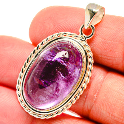 Amethyst Pendants handcrafted by Ana Silver Co - PD23049