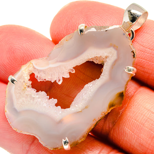Geode Slice Pendants handcrafted by Ana Silver Co - PD23052