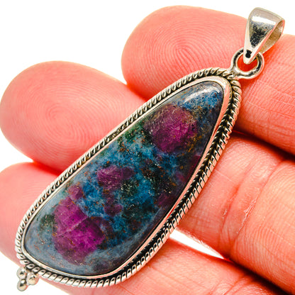 Ruby Fuchsite Pendants handcrafted by Ana Silver Co - PD23060