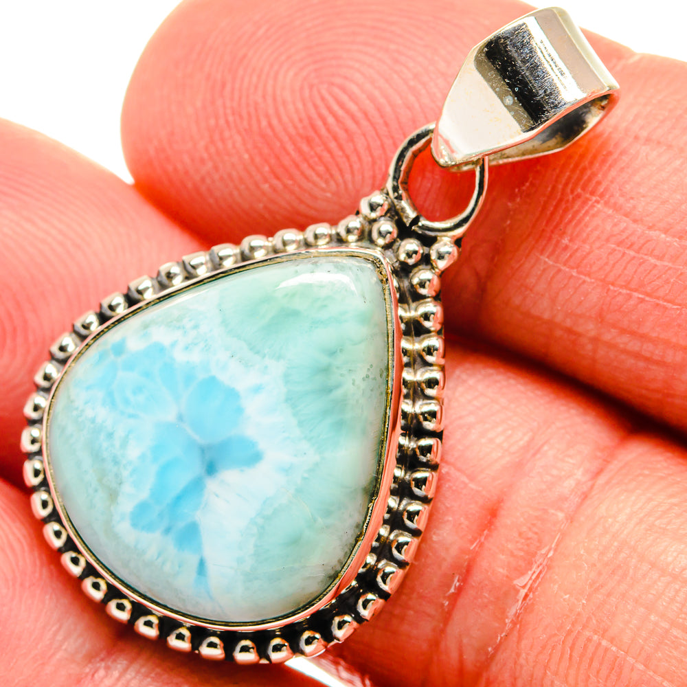 Larimar Pendants handcrafted by Ana Silver Co - PD23065